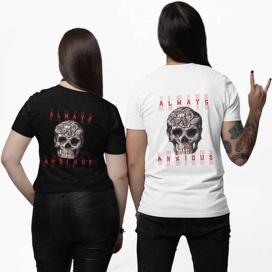 Rock Your Worries Away | Skull Shirts Graphic Tees Unisex