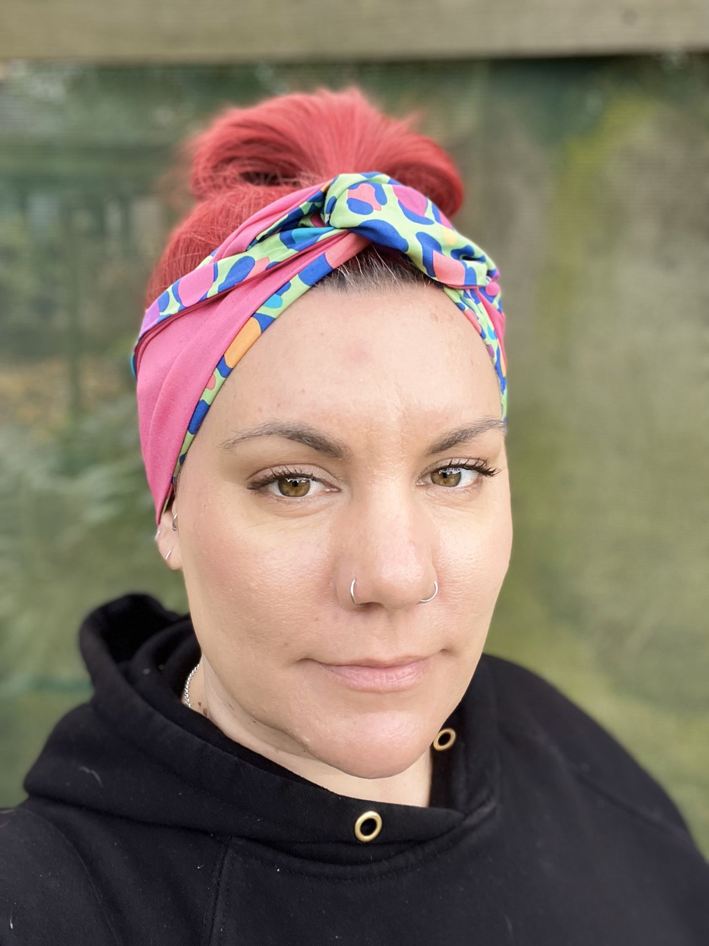 Colourful Leopard Reversible Wire Headband