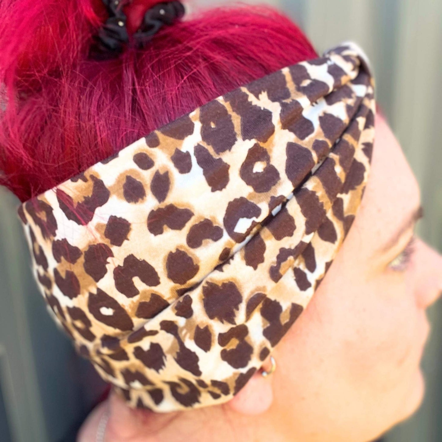 Leopard Print Flexible Headbands for Women