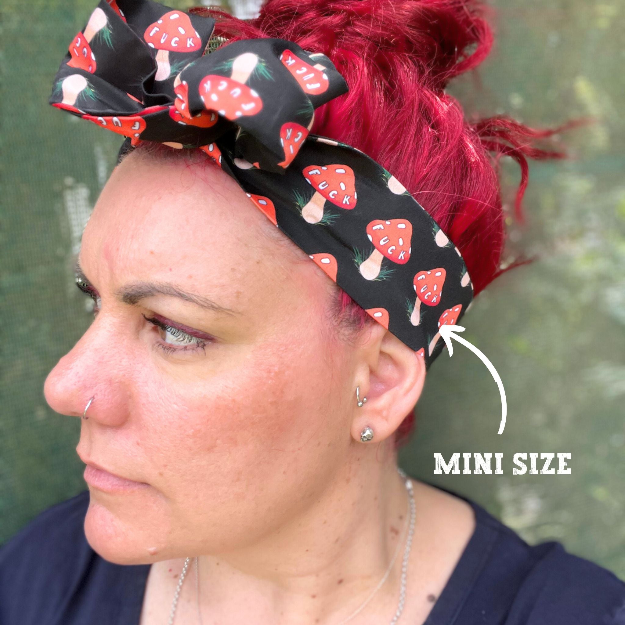 Cloth headband with wire inside