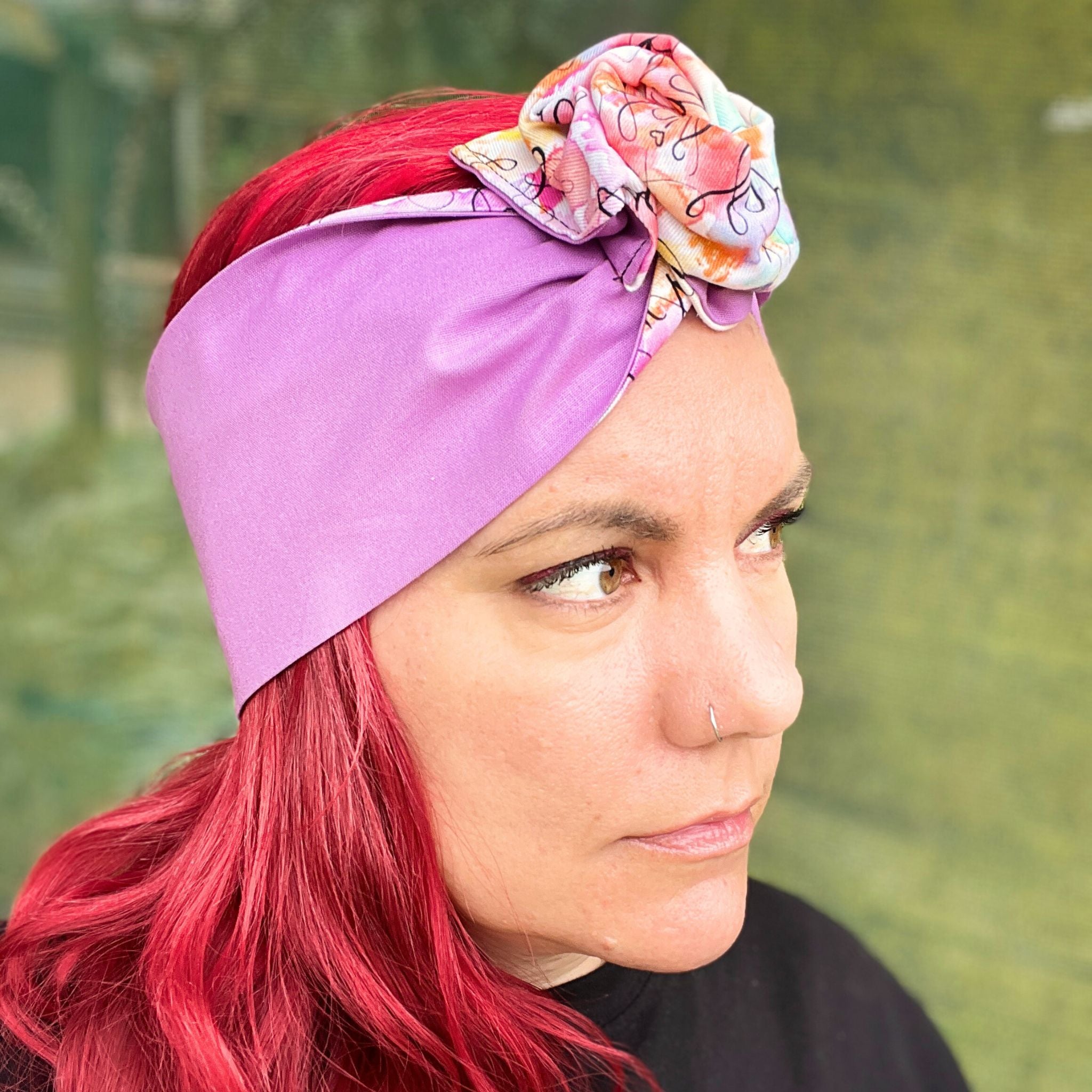 FTS Rainbow Reversible Wired Head Wrap