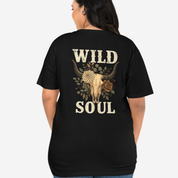 Wild Soul V Neck Oversized T-shirt