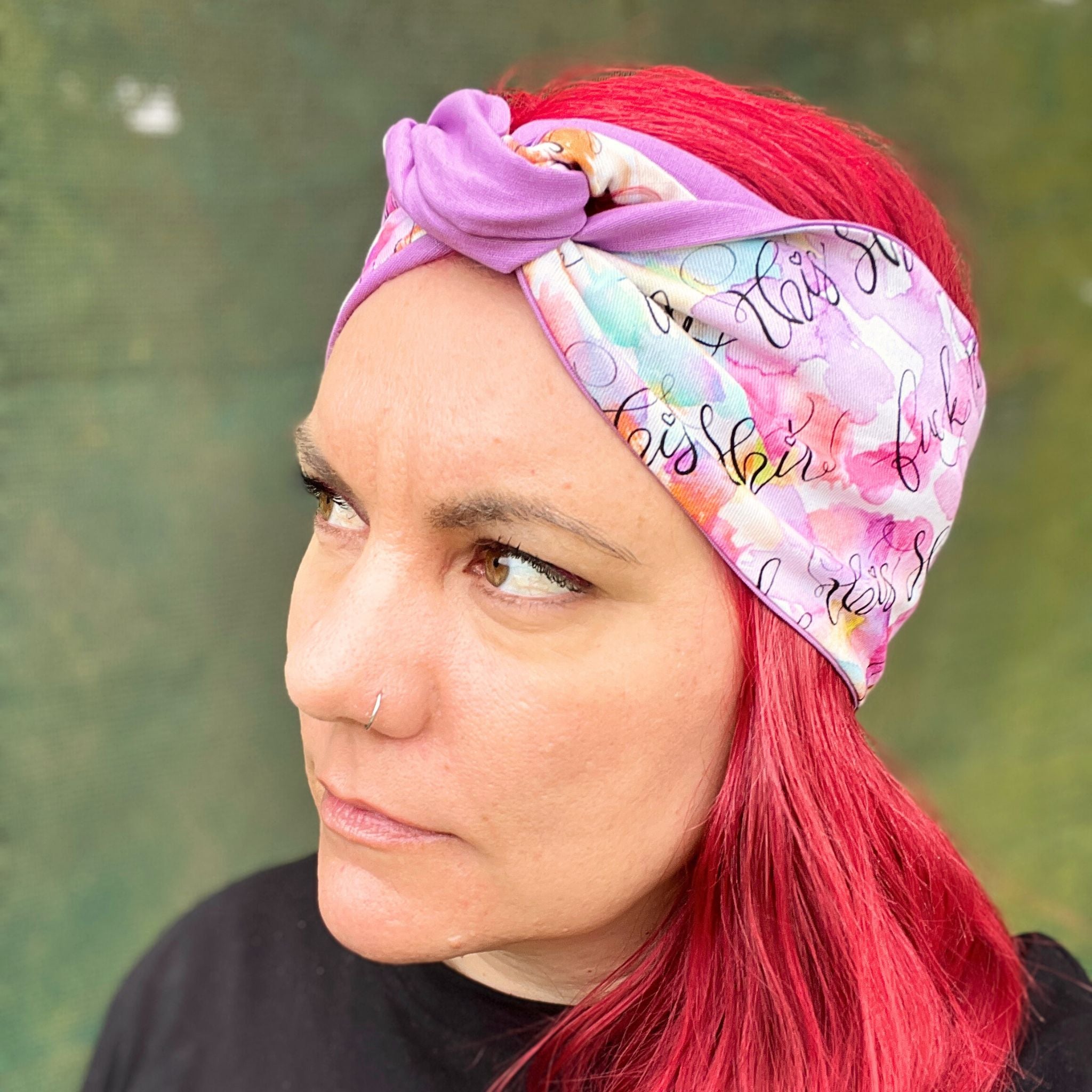 FTS Rainbow Reversible Wired Head Wrap
