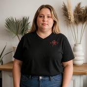 Hell was boring V Neck Oversized T-shirt