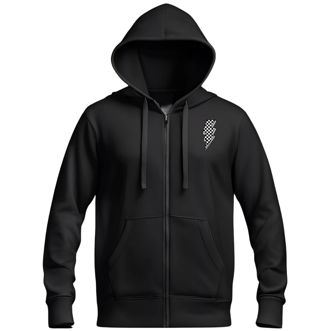 Fuck that Respectfully Oversized Black Zip Up Hoodie