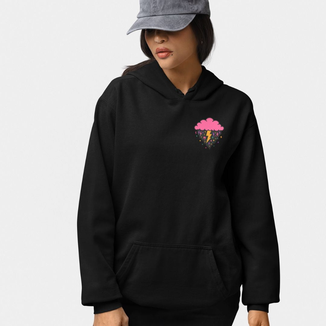Thundercunt oversized Black Hoodie