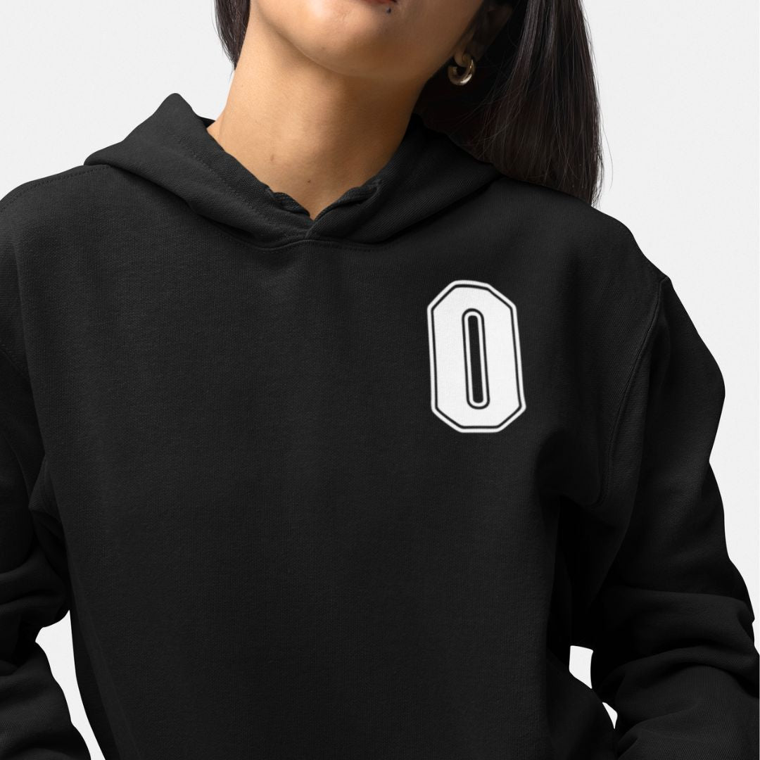 Fucks Given oversized Black Hoodie