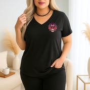 Weird People V Neck Oversized T-shirt