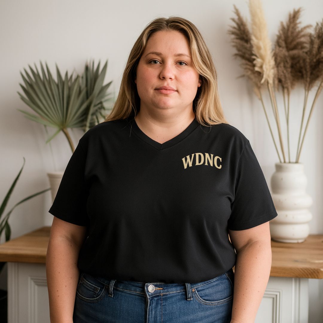 We Do Not Care Club V Neck Oversized T-shirt