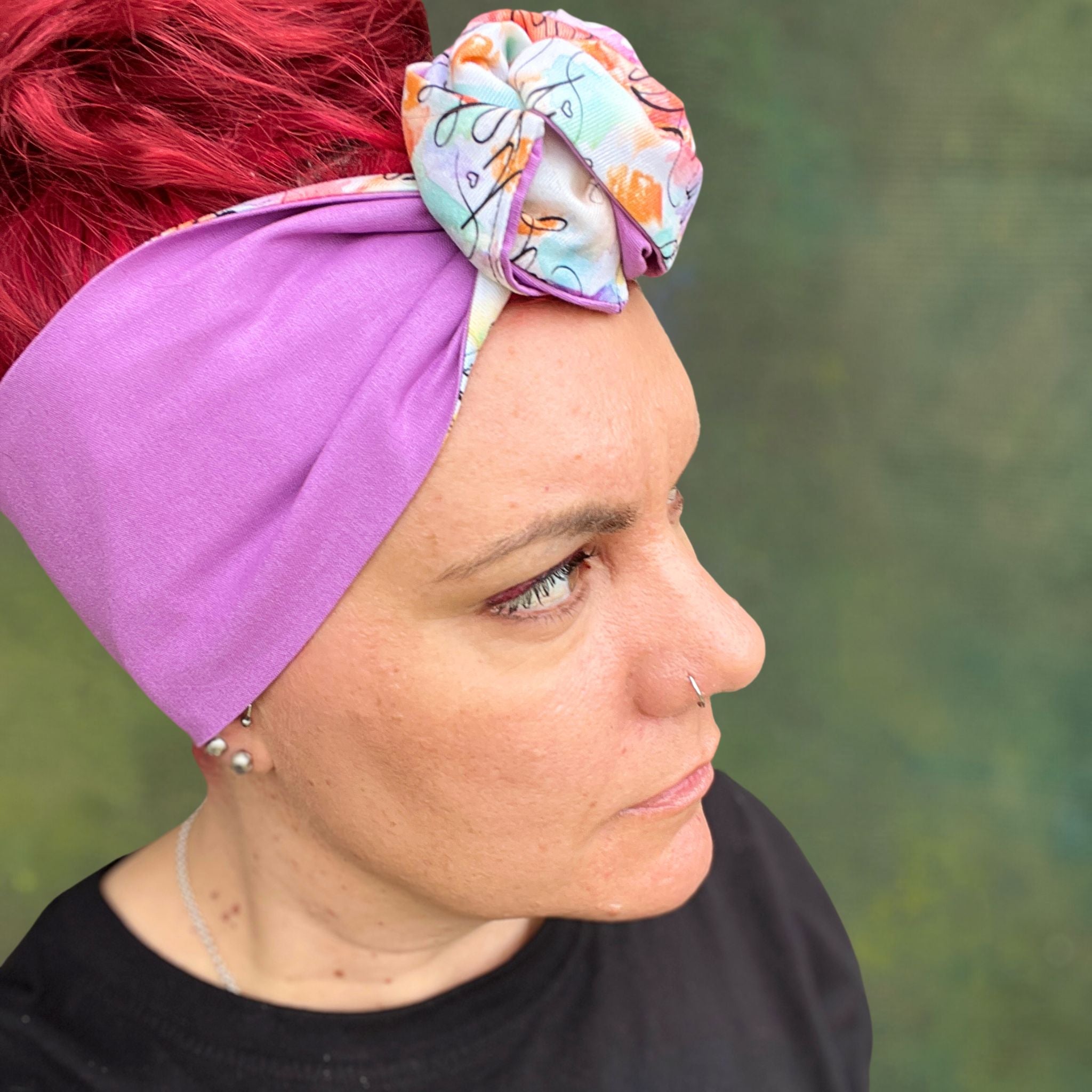 FTS Rainbow Reversible Wired Head Wrap