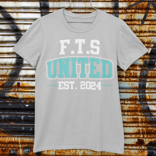 FTS United College Tee - Grey Marl