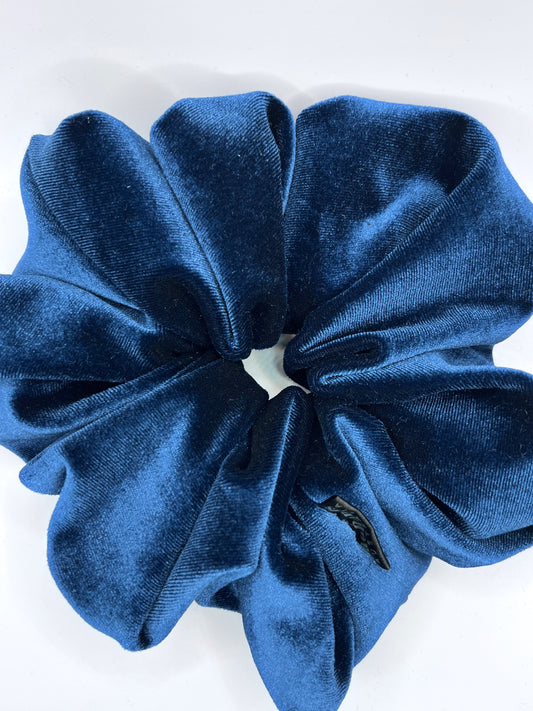 Blue Velvet Scrunchie