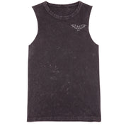 Bat Shit Crazy tank - Black Stone Washed
