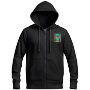 Shit Show Oversized Black Zip Up Hoodie