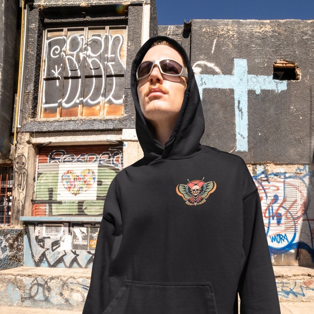 Moth Bae Streetwear Oversized Hoodie