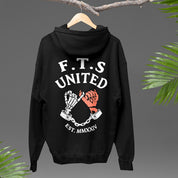 Skeleton & Devil Pinky Promise Hoodie - Black