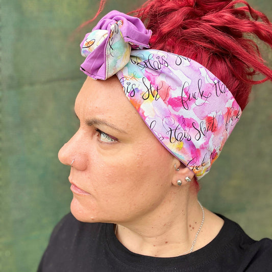 FTS Rainbow Reversible Wired Head Wrap