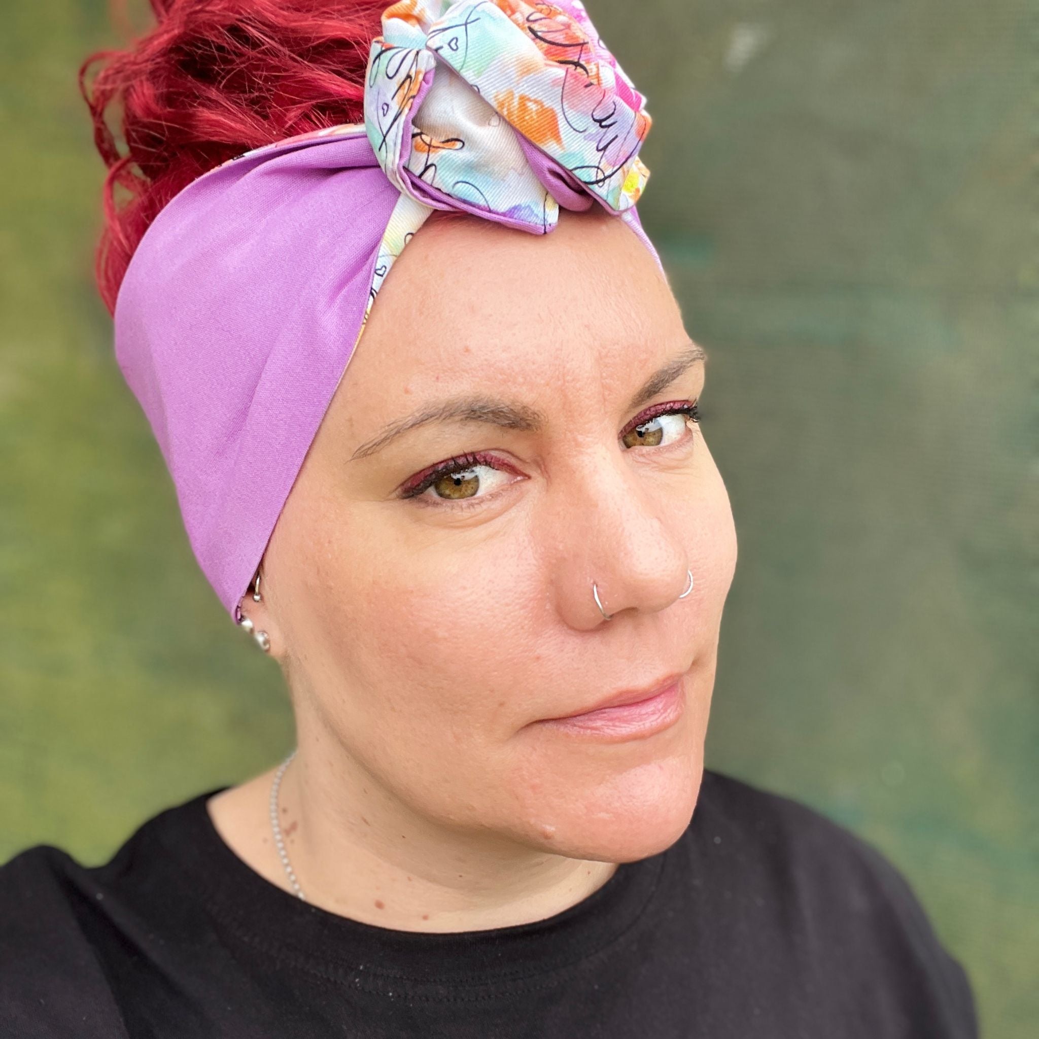 FTS Rainbow Reversible Wired Head Wrap