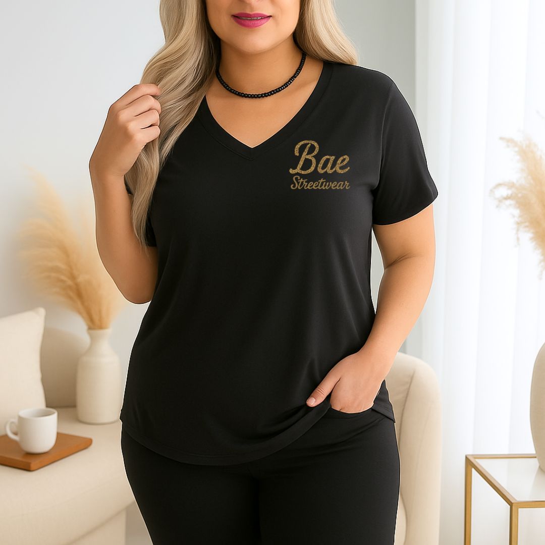 Own your Wicked V Neck Oversized T-shirt