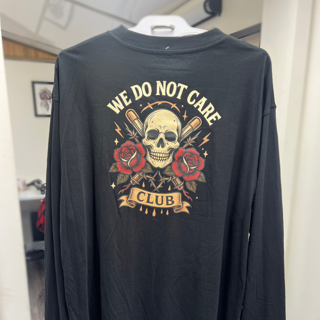 -Market Stash- We Do Not Care Club Long Sleeve Tee XXL (18)