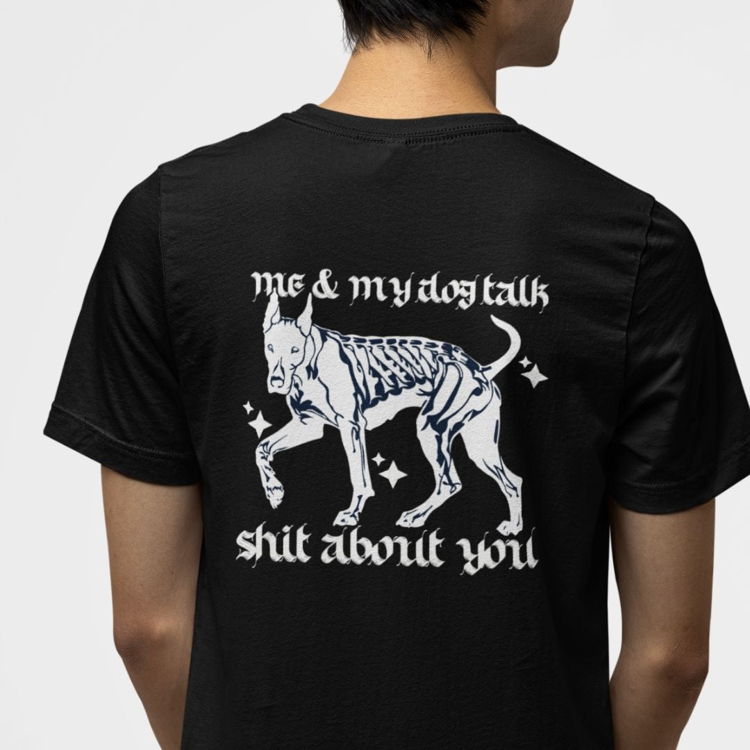 Me & My Dog V Neck Oversized T-shirt