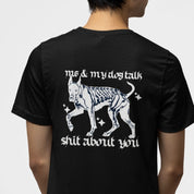 Me & My Dog V Neck Oversized T-shirt