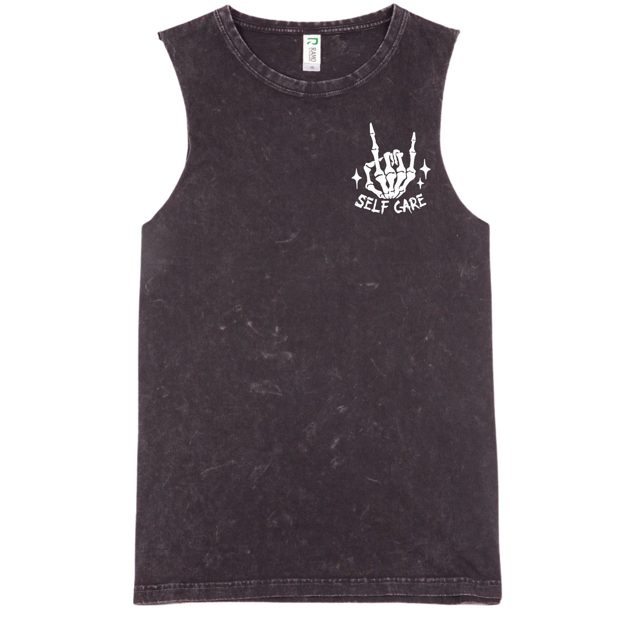 Telling People Tank - Black Stone Washed