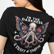 In the Darkness V Neck Oversized T-shirt