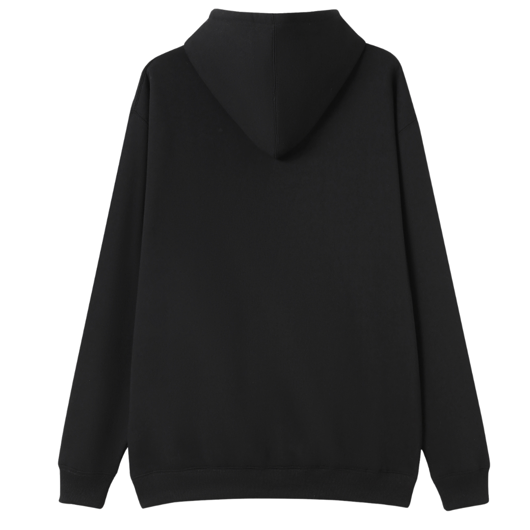 Plain Black Hoodie