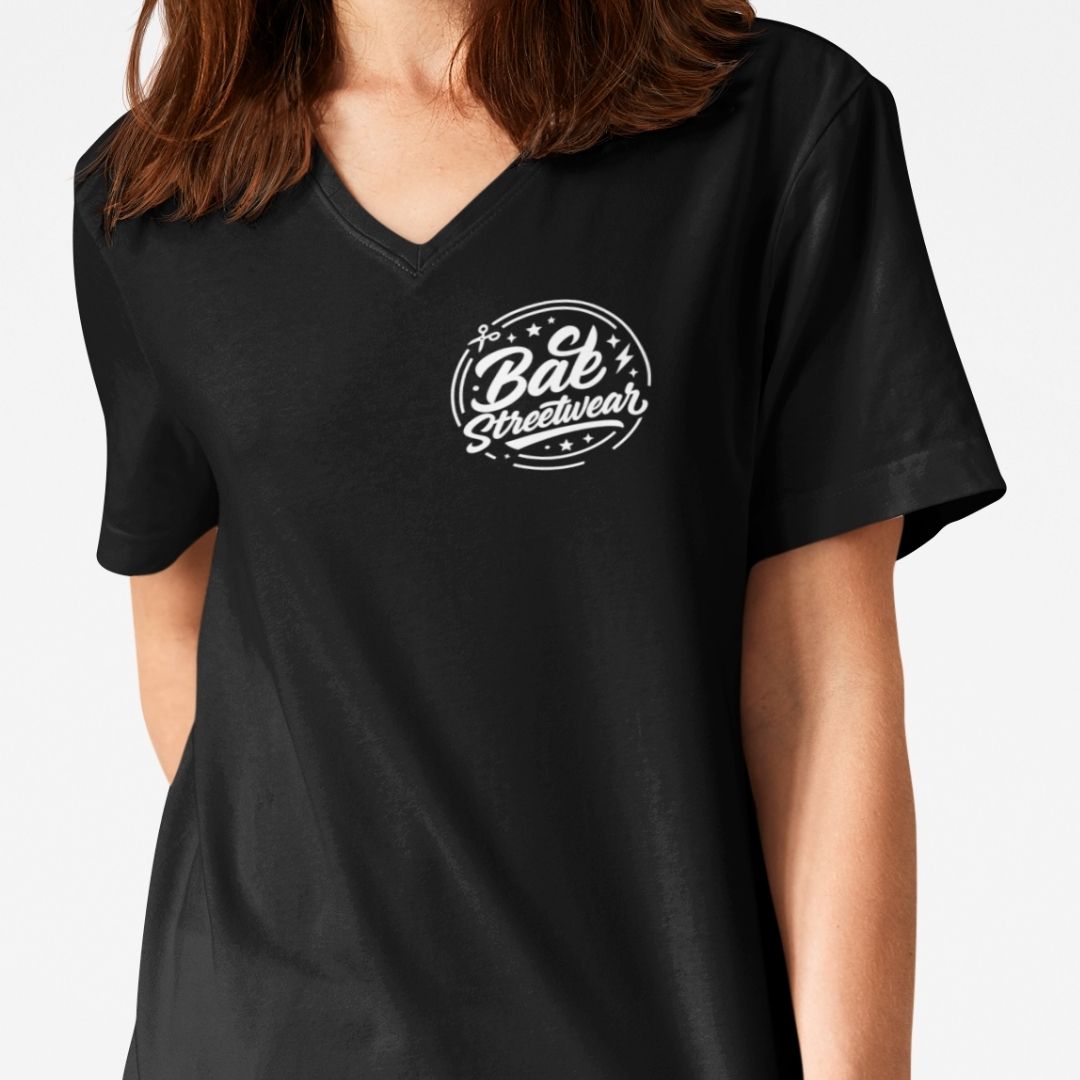 Bae Streetwear V Neck Oversized T-shirt