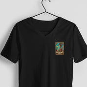 Fuck fruit tees V Neck Oversized T-shirt