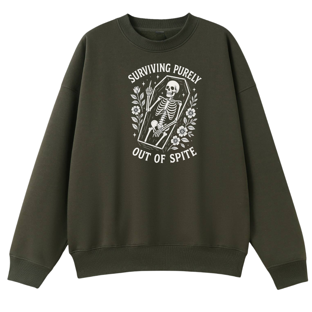 Surviving Oversized Crew Neck
