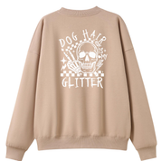 Dog Hair Is My Glitter Oversized Crew Neck