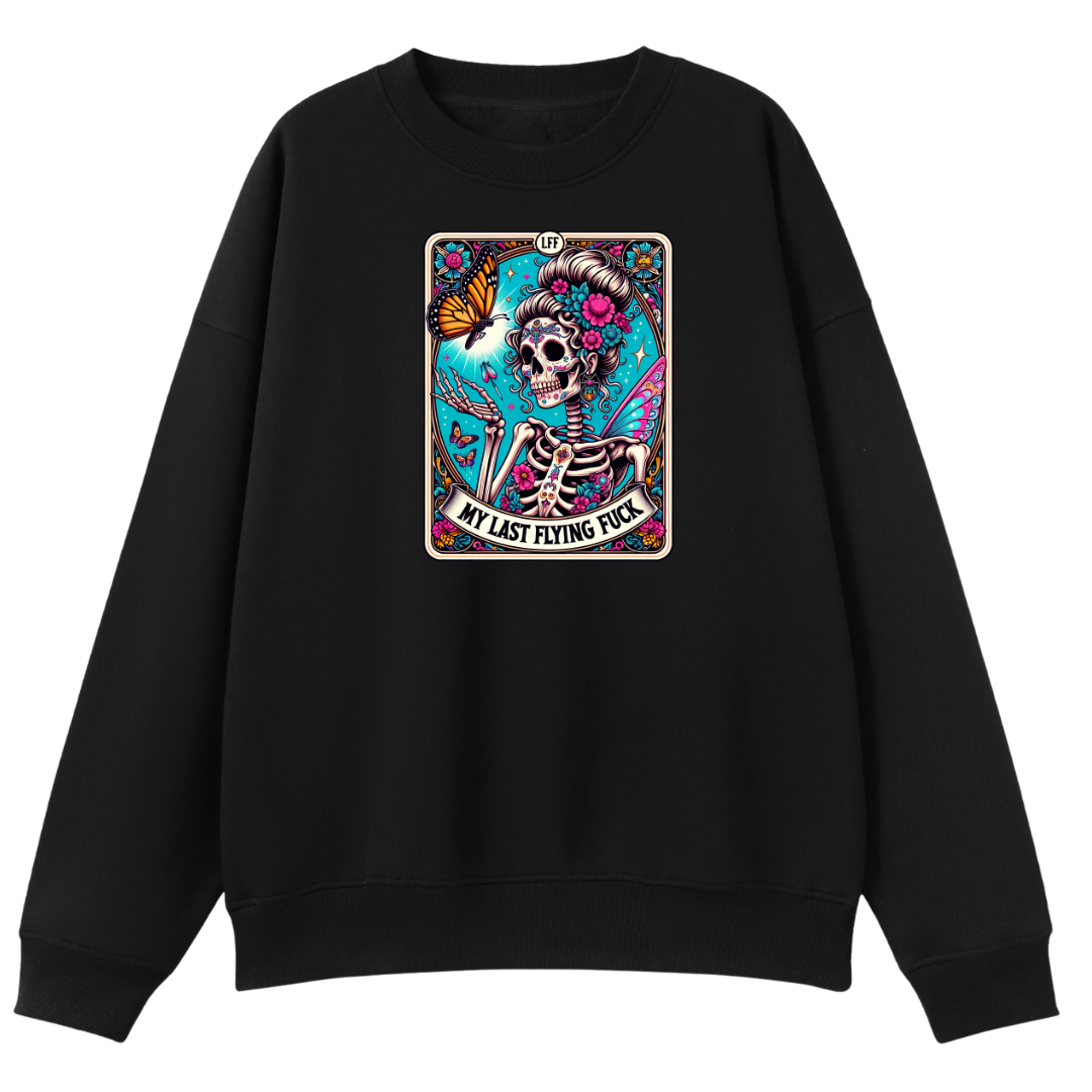 My Last Flying Fuck Oversized Crew Neck