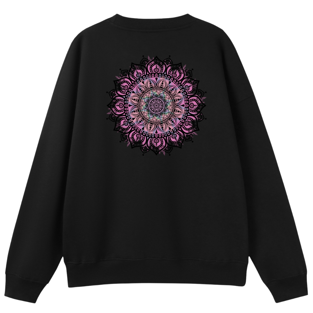 Fuck It Mandala Oversized Crew Neck