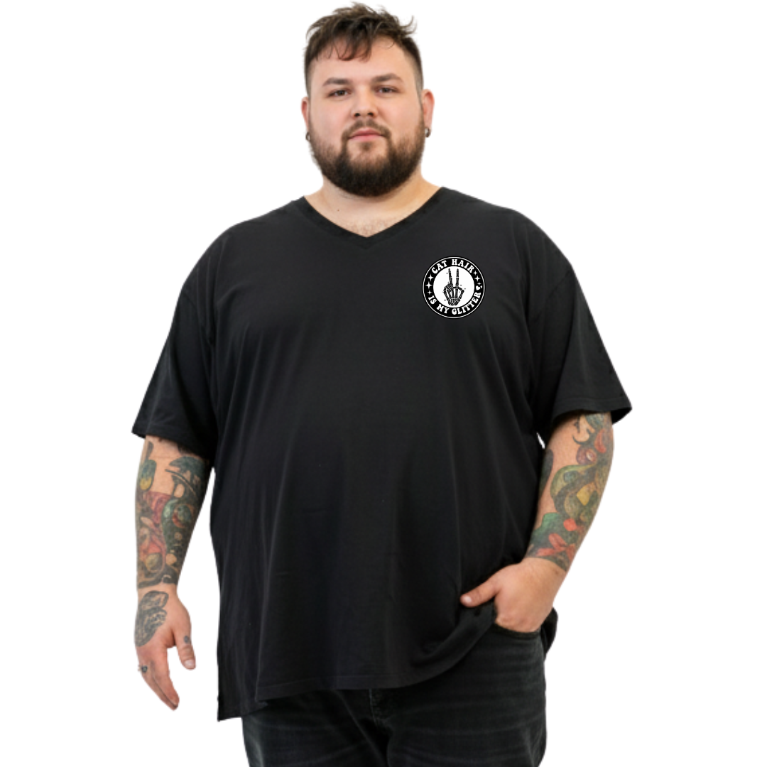 BlackVNeckTee-CatHairIsMyGlitter-PocketPrint.png