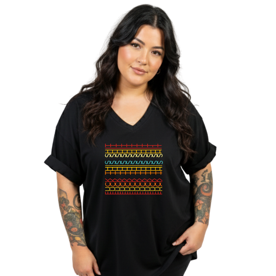 Fuck This Shit V Neck Oversized T-shirt