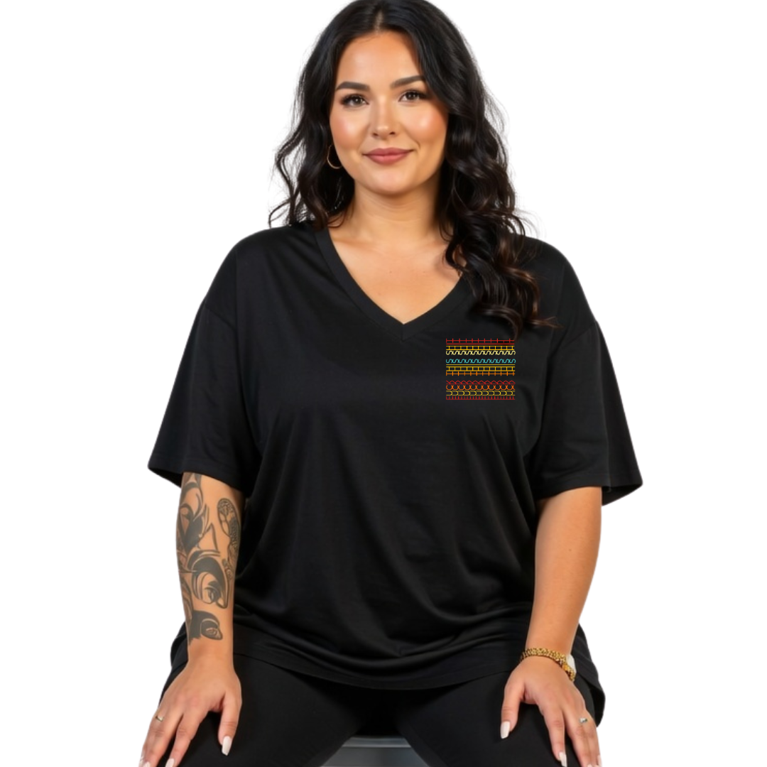 Fuck This Shit V Neck Oversized T-shirt