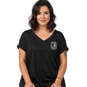 There It Goes My Last Flying Fck V Neck Oversized T-shirt