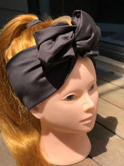 Black wire head wrap