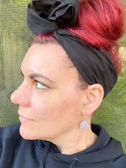 Black wire head wrap