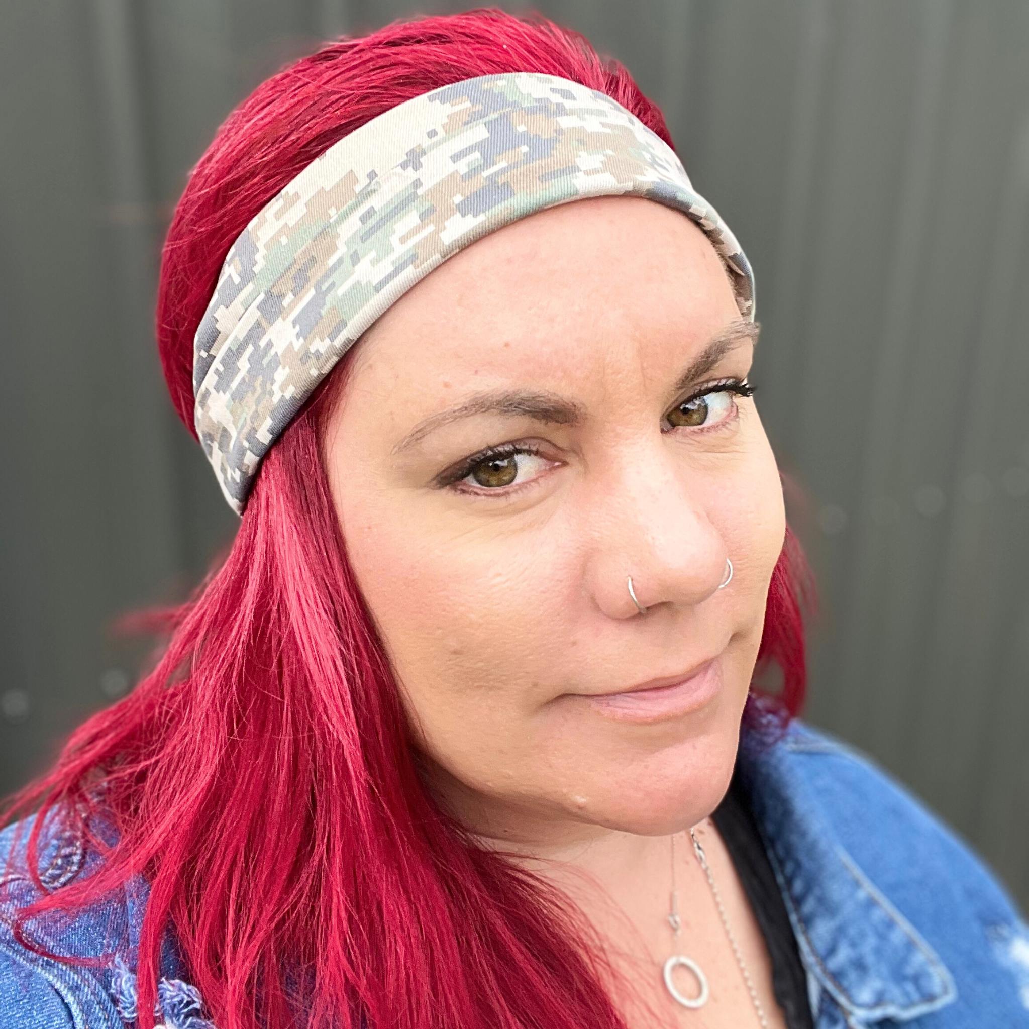 Camo Twist Bow Wire Headbands Australia