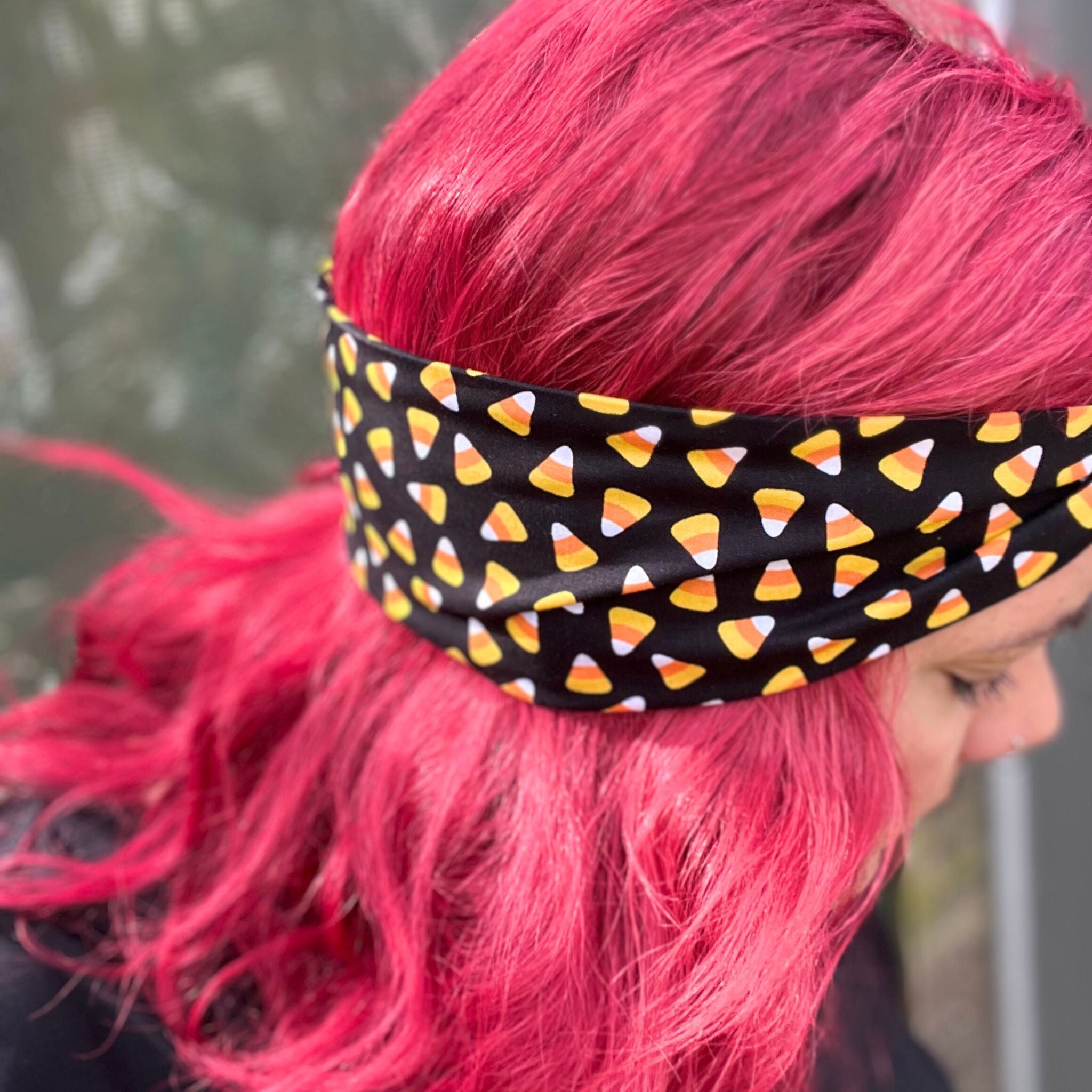 Candy Corn Halloween Wire Head Wrap