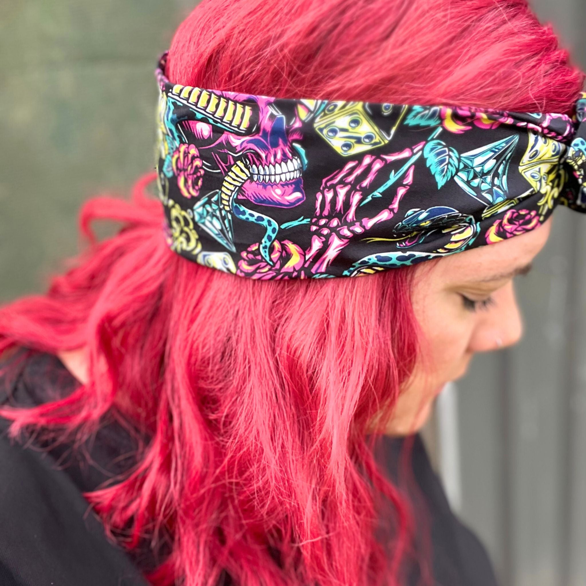 Tattoo Inspired Wire Head Wrap