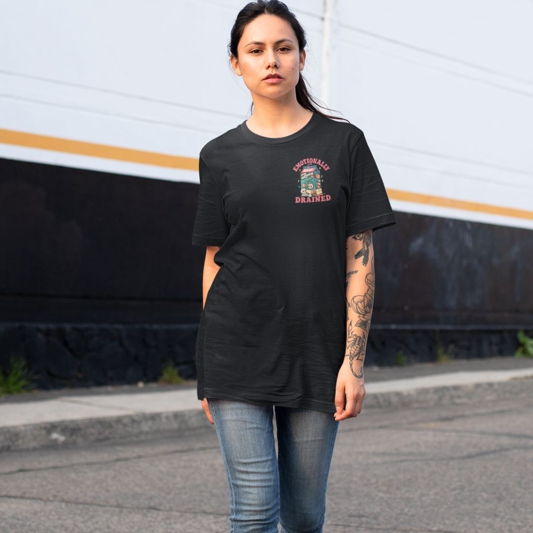 Emotionally Drained Oversized T-shirt