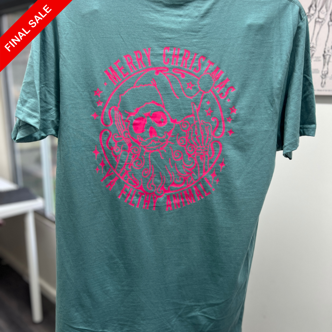 Filthy Animal slate green tshirt