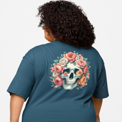 Floral Skull Oversized T-shirt
