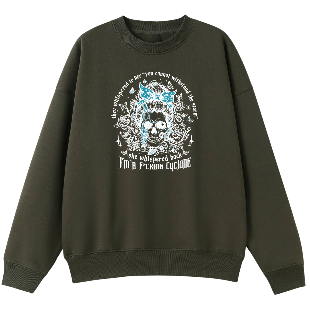 Im A Fking Cyclone Oversized Crew Neck