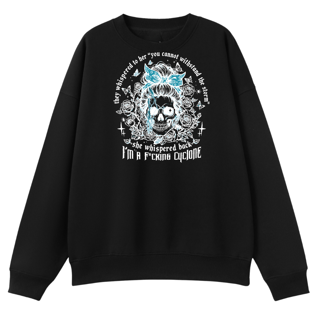 FrontBlackCrewNeckImAFkingCyclone.png
