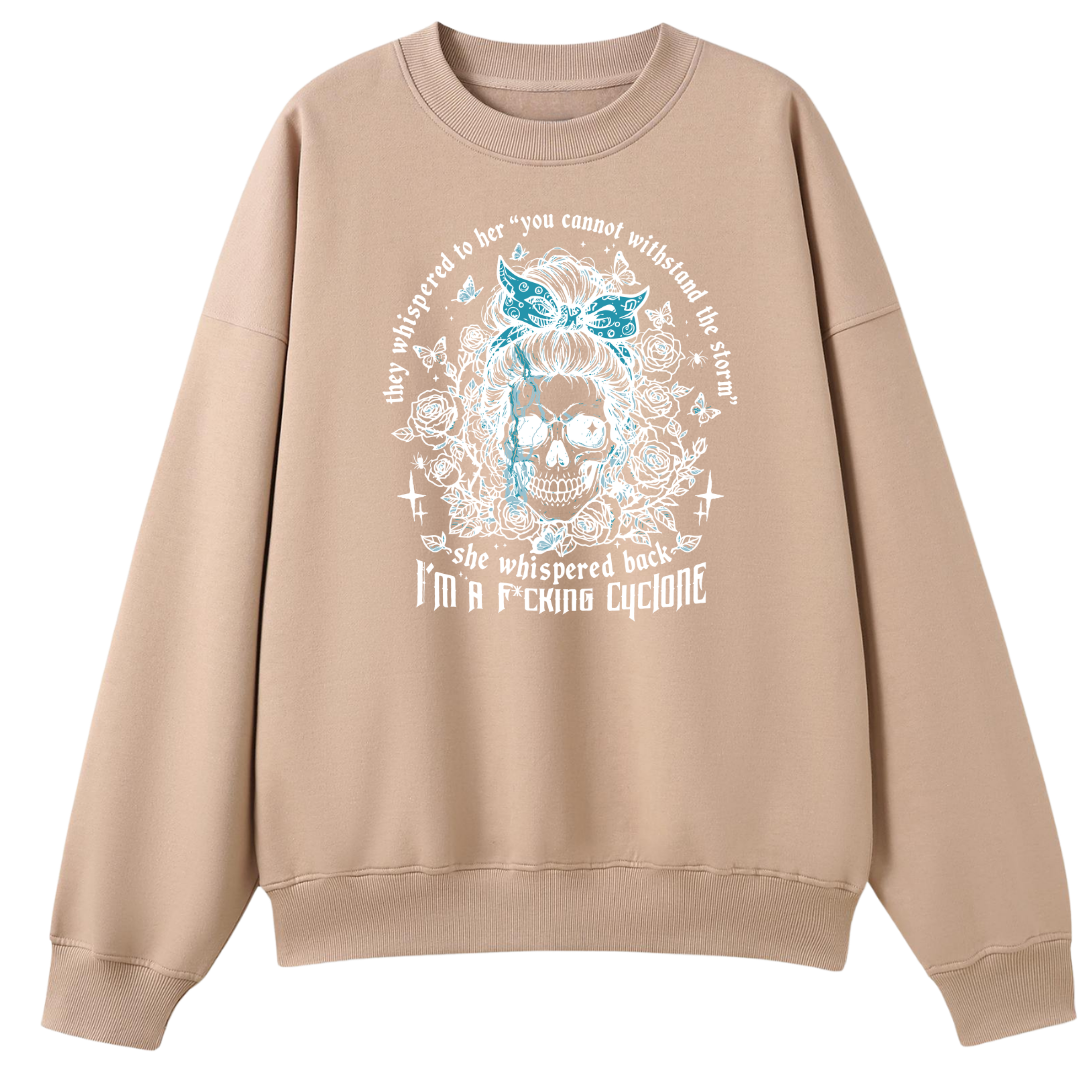 Im A Fking Cyclone Oversized Crew Neck